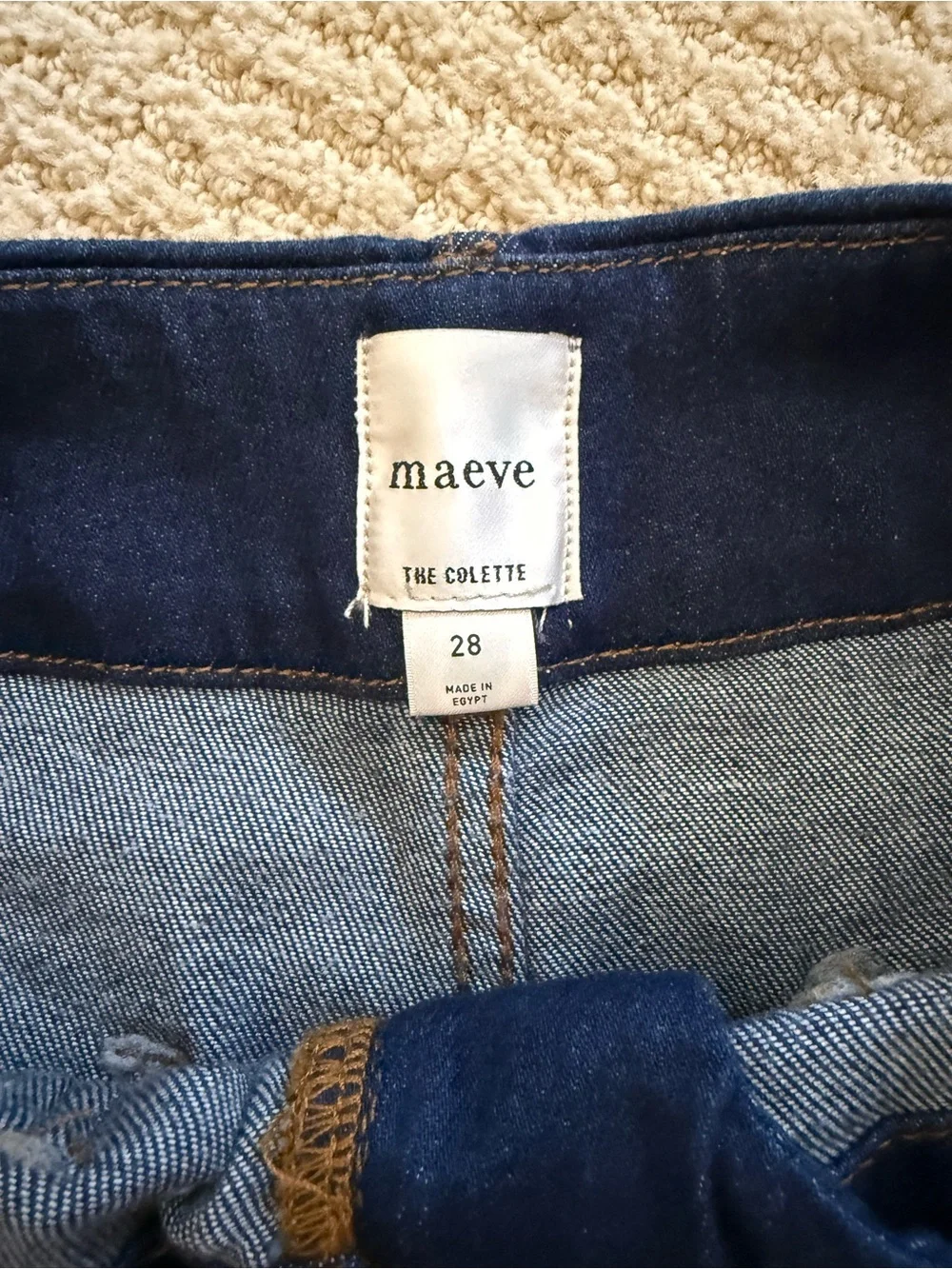 Colette Full-Length Wide-Leg Jeans by Maeve - Picture 6 of 7